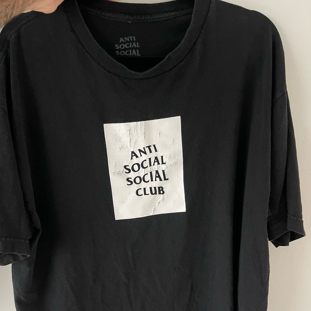 Anti Social social club Vintage T-shirt 🔲 Authentic ❕size/XL